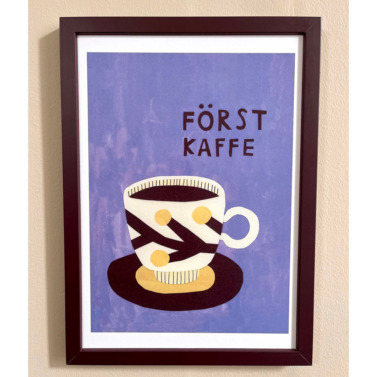 Först kaffe poster