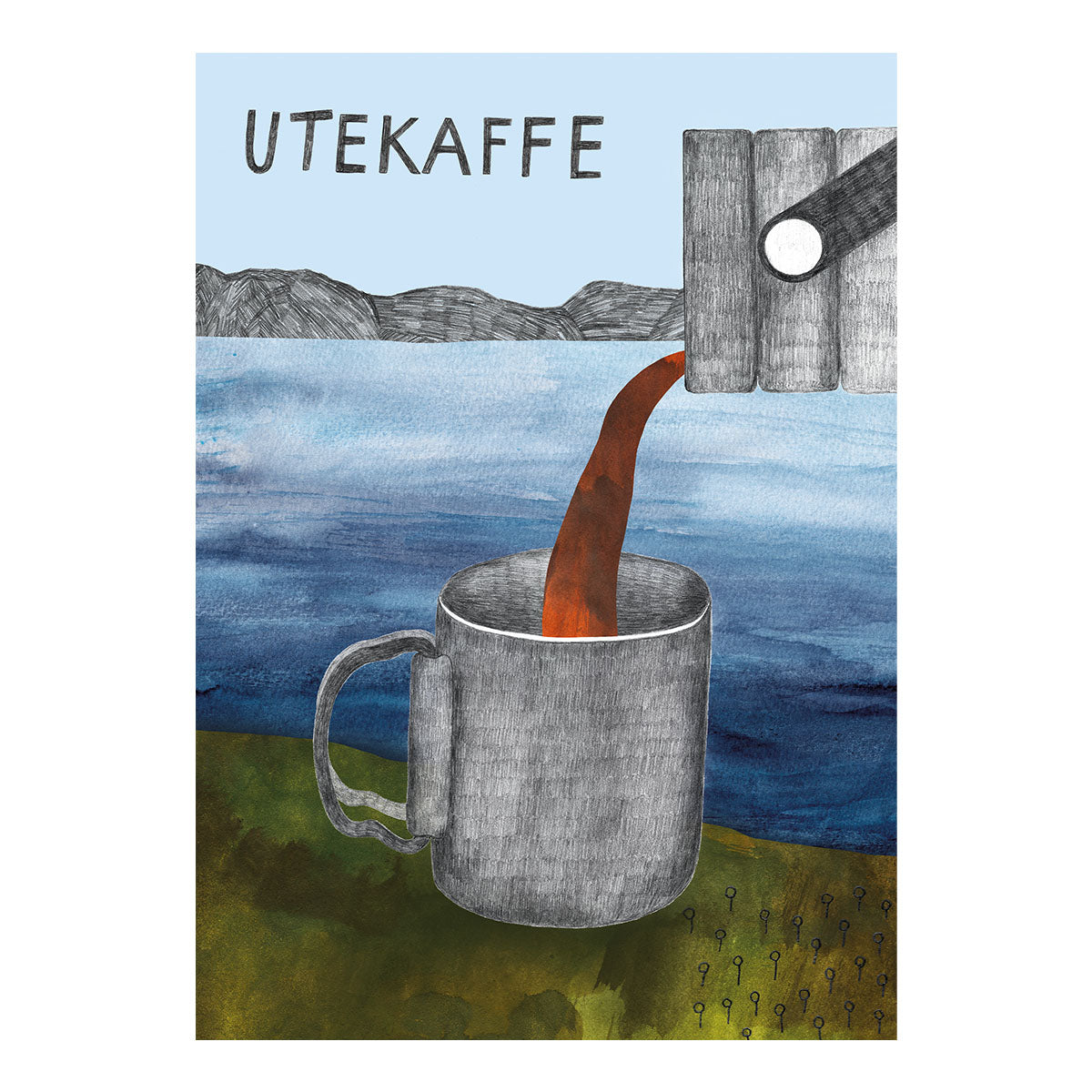 Utekaffe print